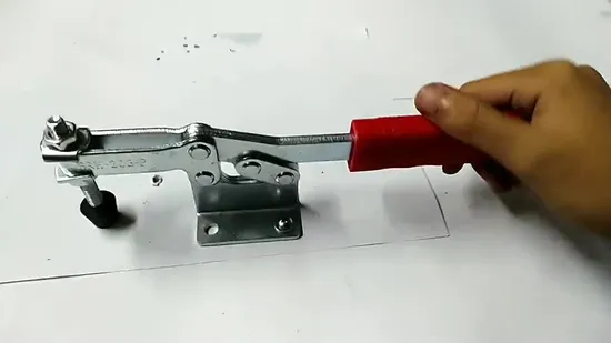 Pince à bascule horizontale de soudage robuste de haute qualité